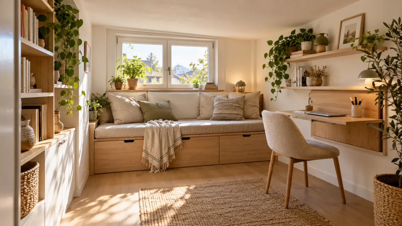 Pièce de maison : 9 m², 1,80 m et les espaces qui changent un T3